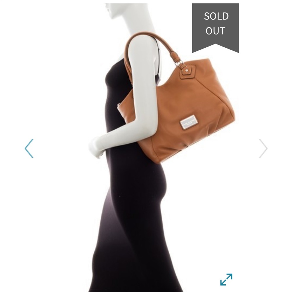 NWT MARC JACOBS Tan Pebble Leather Shoulder Bag / Purse - Picture 3 of 8